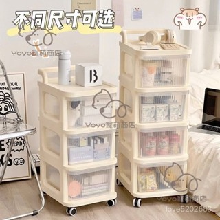 宅配免運😊多層移動小推車客廳零食玩具置物架化妝品落地臥室寶寶收納用品 收納櫃