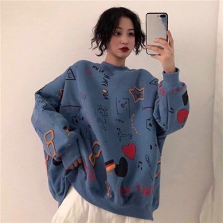 GALA衣櫥 秋冬季新款女裝2024韓版BF寬鬆原宿風套頭長袖衛衣外套女學生上衣