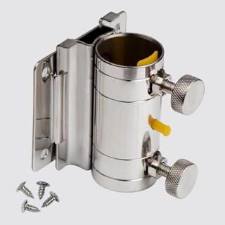 【臺灣出貨】釣魚配件❖❦☄釣箱傘架不銹鋼配件加厚釣魚傘通用插片式可拆卸折疊圓角直角魚箱