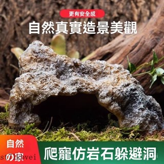 爬寵 飼養箱造景 造景躲避屋 爬蟲造景食水盆 爬寵模擬造景 模擬躲避洞穴 爬寵攀爬木爬寵造景木爬寵模擬巖石造景樹脂躲避守