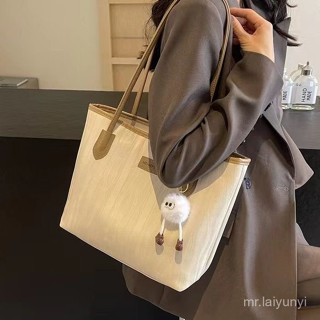 💖限時購💖高階感大容量包包 女2024春夏新款 潮通懃託特包 流行百搭 簡約單肩包 時尚潮流託特包 拉鍊款 7CM2
