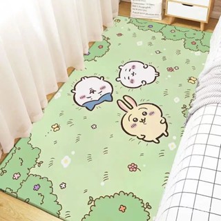 【臺灣-出貨】卡通吉伊卡哇加厚地毯可愛風宿捨臥室客廳床邊飄窗加厚水晶絨地墊 LPLZ