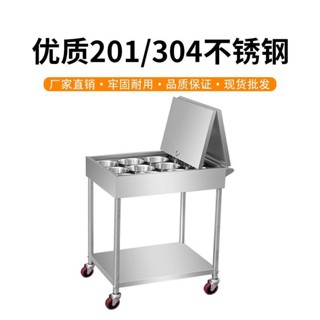 【訂金】不銹鋼調料車商用廚房餐廳調味飯店移動多功能置物架手推車加厚-hhuqvmzll9