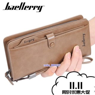 批發價💯baellerry7複古歐美跨境男士長錢包多功能手機包品牌手包 OG4A