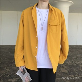 🎁限時下殺🎁高階感 外搭 襯衫 男 長袖 設計感 痞帥 寬鬆 襯衣 休閒 秋季 外套 男韓係 休閒上衣 N2WO