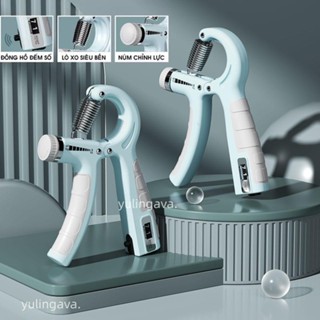 握力器5-60公斤可調整計數手鉗，防滑手柄，手部力量訓練，按調零按鈕，家庭健身房臺灣出🌟