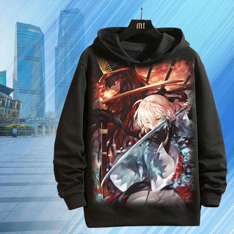 Fate係列衣服 Fate saber亞瑟王 貞德動漫外套男女長袖連帽衛衣衣服週邊 HMKO