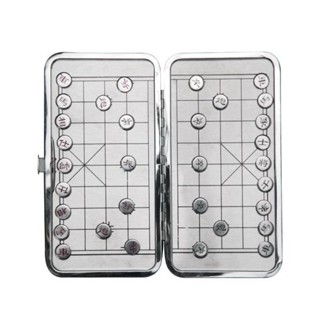 中國象棋磁性迷你成人學生兒童初學橡棋套裝便攜式磁吸折疊像棋盤 <洛萱ab0g>