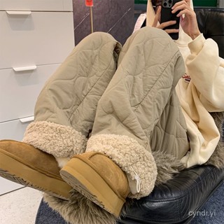 臺灣出貨 零下40度防寒保暖外穿羊羔絨羽絨褲男加絨加厚東北過冬極寒棉褲子 刷毛加絨 保暖 棉褲外穿1109 WZZW