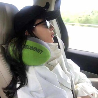 新款 劉亦菲同款seatosummit充氣U型枕旅行便攜護頸枕頭頸枕靠背腰墊
