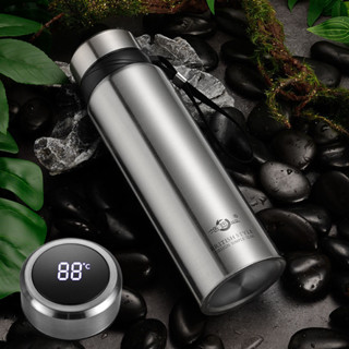 🎉現時免運✨ 保溫瓶 茶水分離 真空保溫杯 不鏽鋼保溫杯 500ml不銹鋼 保溫杯 浩迪304不銹鋼大容量男女學生便攜