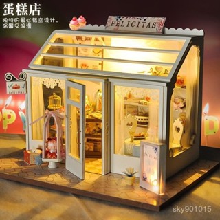 🔥臺灣出貨📢 diy手工製作小屋 迷你小房子 模型屋 溫馨小屋 DIY小屋 創意兒童益智玩具 生日禮物送男生女生