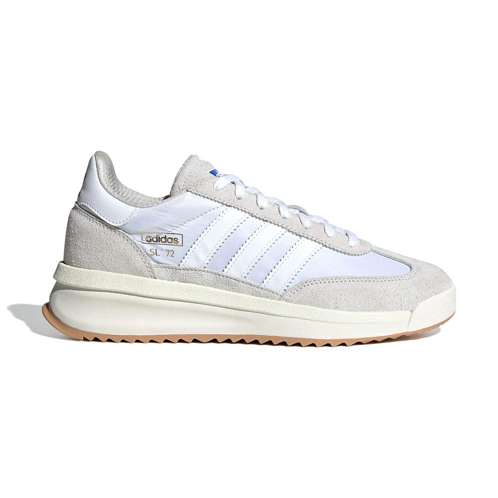 Adidas SL 72 RTN 男鞋 女鞋 白灰色 麂皮 拼接 復古 情侶鞋 愛迪達 休閒鞋 ID1031