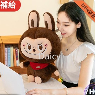 【年輕時尚】Sy 可愛 POP MART labubu 毛絨公仔送給女朋友的禮物嬰兒安撫玩具家居裝飾抱枕毛絨玩具 sy
