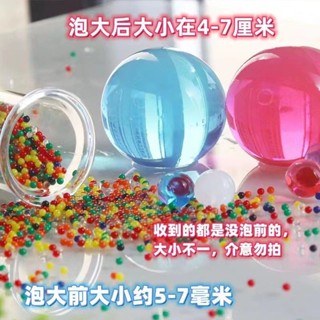 兒童玩具 恐龍玩具 超大霸王珠泡大珠海綿寶寶吸水珠養花水培珠水寶寶水晶泥無毒玩具