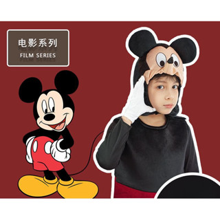 兒童動物裝 兒童聖誕裝 cosplay米老鼠連體衣 米奇服裝 聖誕節變裝 節日派對表演服攝影服