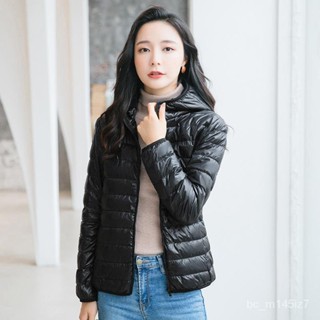 🐱限時下殺🐱輕量羽絨連帽外套<J.Y>連帽外套 羽絨外套 外套 女外套 保暖外套 可收納 多色反季女士外套女裝批發 HA