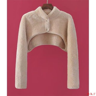 💗加厚護肩💗珊瑚絨護肩膀坎肩睡覺女款月子孕婦肩周防寒披肩加厚頸椎保暖秋冬