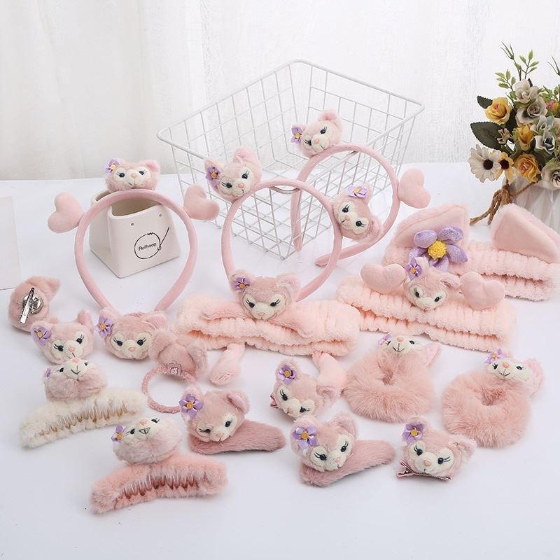 【玲娜貝兒髮飾】【迪士尼同款】玲娜貝兒發圈頭飾琳娜貝爾飾品貝兒發箍粉色狐貍發飾夾子林那發帶