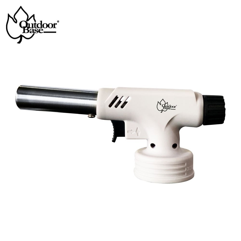 OutdoorBase 防衝火電子噴火槍 噴火槍 安全按壓點火 可倒噴 電子噴火槍