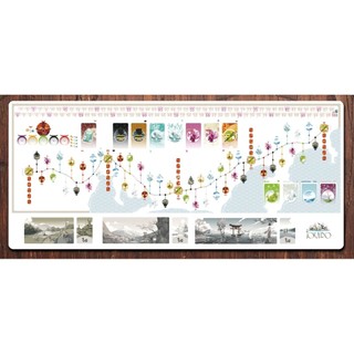 【安妮桌遊】東海道 桌遊牌墊 Tokaido boardgame playmat