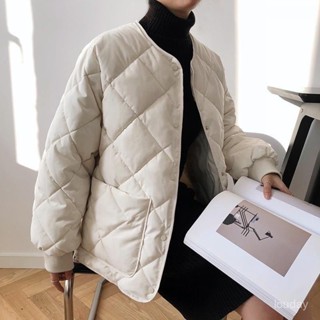 【換季上新】小香風仿羽絨服短款棉服輕薄顯瘦短款小個子外套 寬鬆外套 棉服外套 外穿上衣 滑雪外套 長袖外套 不厚重棉衣
