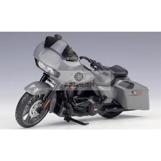 模型車 四驅車1/18 哈雷 CVO Road Glide 美馳圖 美式機車 重機 摩托車 重機模型 1:18