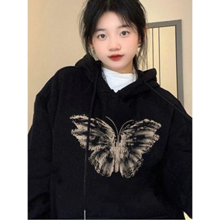 臺灣現貨 帽t 連帽t 設計感上衣 oversize 加絨 衣服女 帽t 女 韓國上衣 女生大學t 長袖 W-0043A