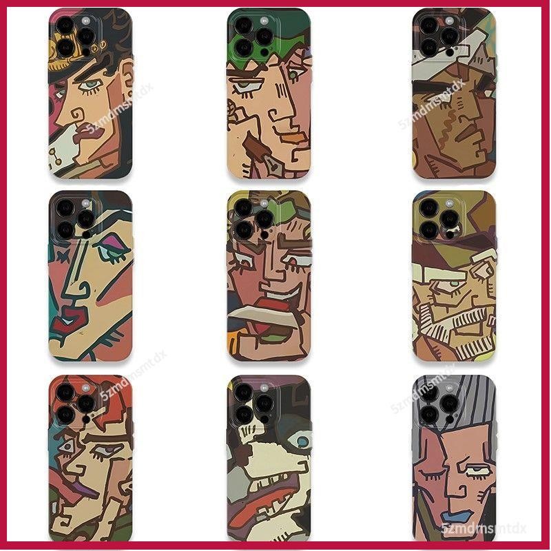 ~免運~ 抽象JOJO岸邊露伴適用于蘋果15promax手機殼iPhone14/13/12硬殼11