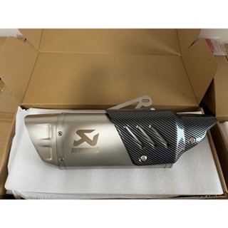 機車排氣管 改裝 適用於摩托車ninja250 400 Z900 RC R6改裝斜四角排氣管