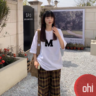 【ohi】寬鬆款短袖T恤 女韓版 ins潮學生上衣 寬鬆慵懶原宿風 打底上衣 女生衣服 GTMM3625