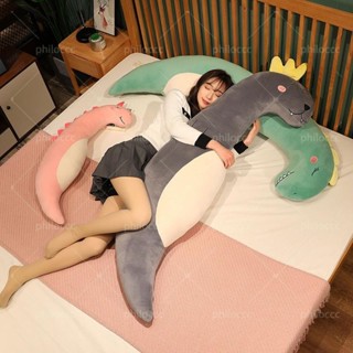 促銷❤孕𡠹小孩睡覺抱枕懶人多功能床邊睡眠超軟卡通弧形長條護腰枕可拆洗玩具玩偶