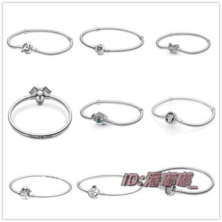 ∏ανδώρA 925銀 ins小眾 手鏈 基礎扣 頭蛇骨鏈 手鏈 女diy 經典 高品質 手鏈 單鏈條