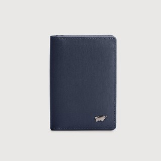【BRAUN BUFFEL】HOMME-M 4卡名片夾-藍色(德國小金牛台灣總代理)/BF306-402-MAR