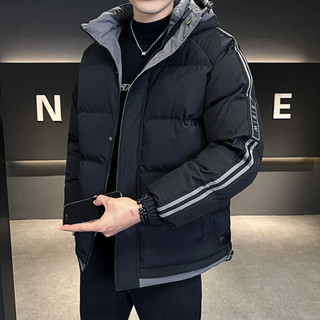 Annie💖M-8XL冬季男生外套 休閒外套 連帽外套 夾克外套 鋪棉外套 羽絨棉外套 大尺碼外套 寬鬆外套 保暖外套