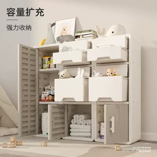玩具書收納櫃 兒童玩具櫃 兒童收納架 玩具書架 玩具收納架 兒童收納架 超大容量寶寶分類整理家用落地多層儲物櫃 PXSN