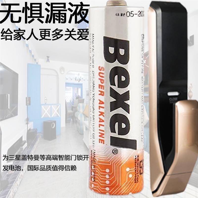 門鎖電池 電池 BEXEL三星指紋鎖原裝電池密碼鎖智能門鎖通用5號堿性電池包郵