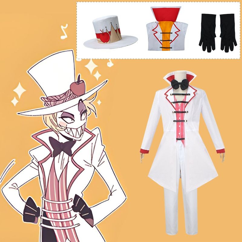 🍀台灣出貨🍀  地獄客棧cos服裝 路西法晨星cosplay 二次元動漫角色扮演服