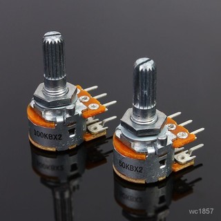 ⚡限時破價⚡日本進口ALPS RK163 16型10KB20KA 50KB 100KA雙聯六腳音量電位器 Q8O5