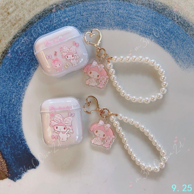 美樂蒂airpods4保護殼可愛女3三代pro2無線藍牙蘋果耳機套硅膠透