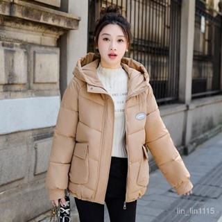 🔥媽媽冬裝羽絨棉外套 棉服女短款 百搭棉服外套 女式短款棉外套 輕薄健身防風保暖外套女 棉襖寬鬆加厚 洋氣棉襖女冬裝外套