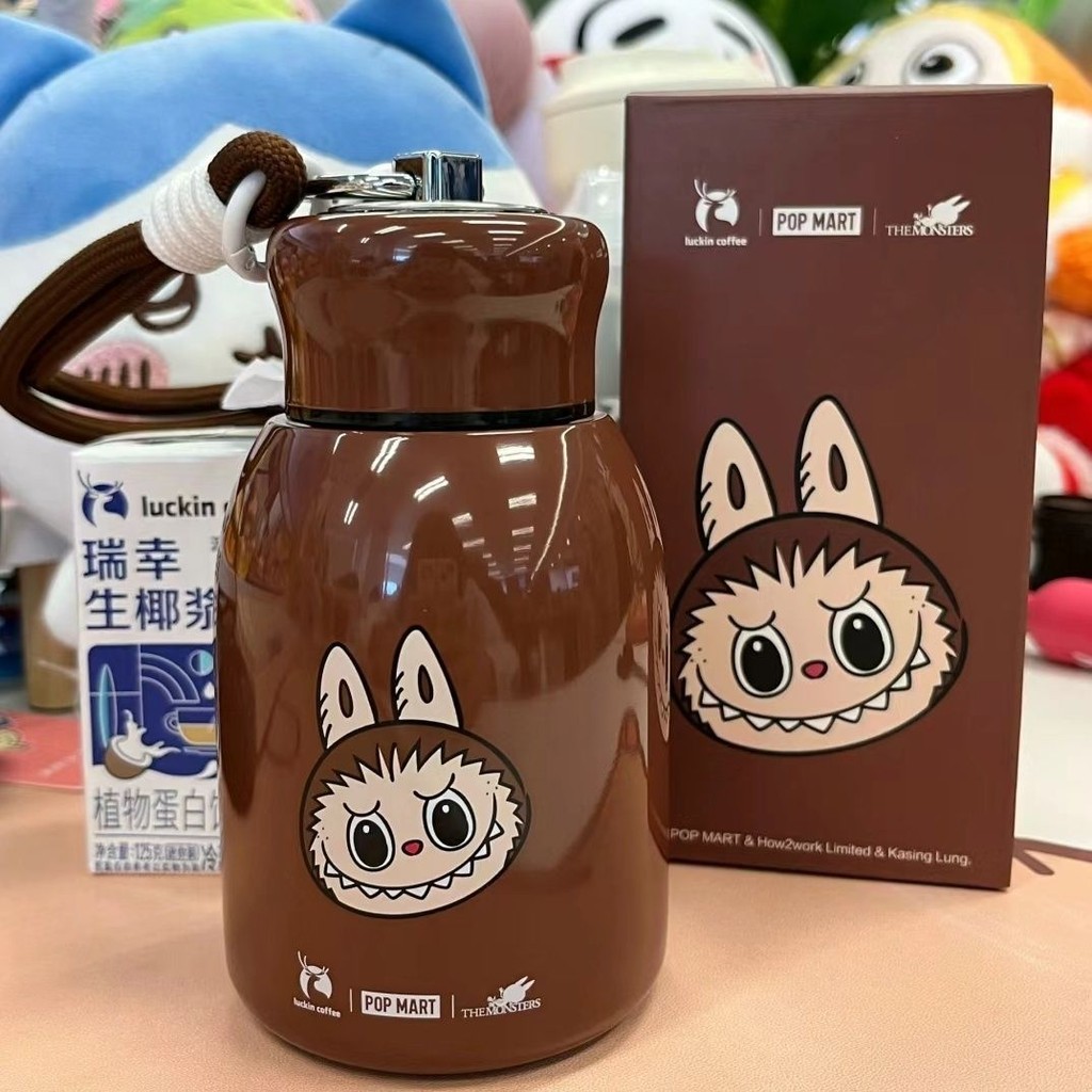 限時下殺 杯子 喝水杯 情侶杯 可愛 Labubu 拉布布 Labubu聯名 保溫杯 水杯 Labubu盲盒 享家生活