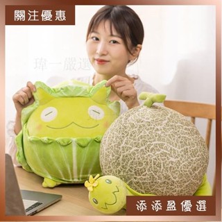 奇怪屋 賽特嘟嘟蔬菜精靈包菜蛙蜜瓜龜毛絨玩具公仔玩偶佈娃娃男女孩禮物 整人,搞笑,奇怪,抱枕