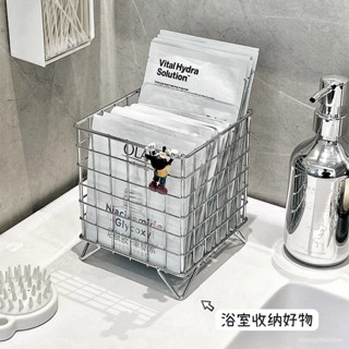 BM-ins風 收納筐 麵膜收納盒 化妝品收納筐 浴室衛生間洗手臺 桌麵護膚品整理盒 品質生活好物