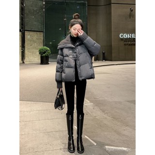 【BBUI】短款針織羽絨服女2024冬季新款韓版90白鴨絨設計感小個子高階外套【6天內】 IP5U