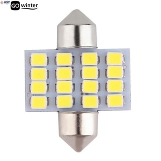 適用於汽車燈31MM 16SMD 3528 1210 汽車LED雙尖燈車頂燈