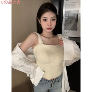 ❤️臺灣優選❤️毛絨保暖背心附胸墊 仿羊羔毛內搭發熱 罩杯背心 加絨背心 保暖背心 毛絨絨背 針織背心 冬季背心 內搭衣