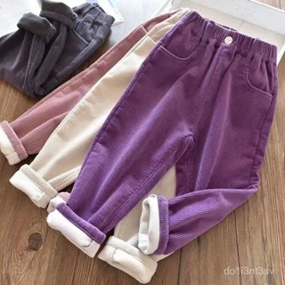 虧本給家人們👑女童男童褲子秋冬外穿加絨加厚2022新款兒童燈芯絨長褲冬款洋氣 HZ41