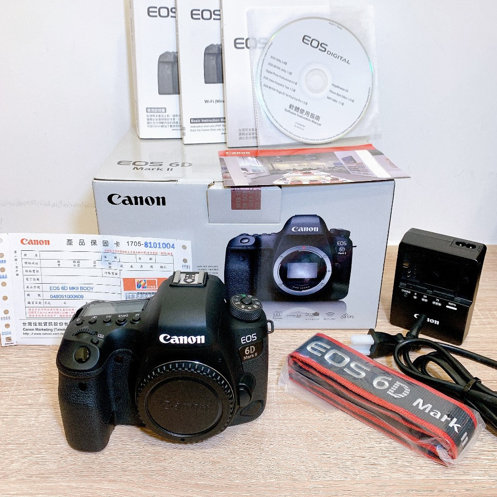 (Canon 全片幅單眼) Canon EOS 6D2 Mark II 二代  4k錄製 WiFi 二手相機 林相攝影