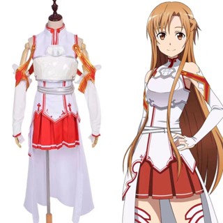 XNN刀劍神域COS服 結城明日奈cos 亞絲娜戰鬥服 亞絲娜cosplay服裝 L0NB